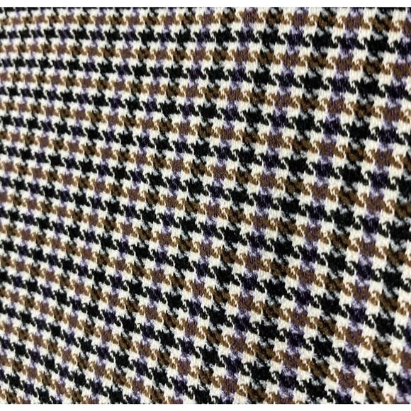 Autres Filles Houndstooth Shoulder Padded Womens Blazer Crest Buttons NWT US XL - Picture 8 of 13